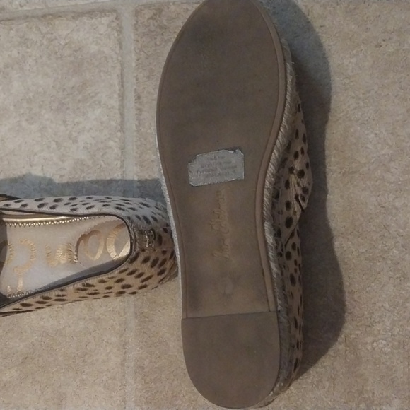 Sam Edelman Kesia Animal Print Espadrille Slip on  Flats Size 7 M - Picture 9 of 10